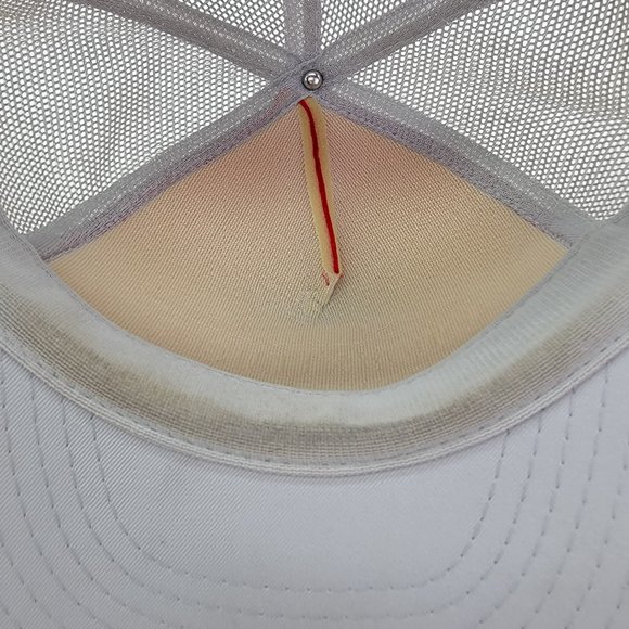 Chevrolet CHEVY‎ TRUCKS Vintage Snapback Trucker Cap Baseball Hat Red Gray OSFA - Picture 6 of 7